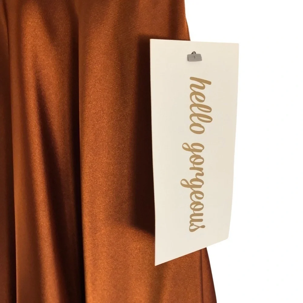Dancing Queen USA Copper Homecoming Mini Dress Large